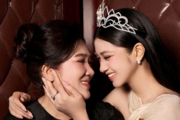 Á hậu Minh Kiên tri ân mẹ