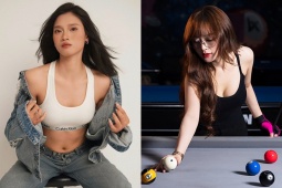 Nữ hoàng boxing VN đăng "ảnh nóng" ngày đặc biệt, Gấm Kami gợi cảm bên bàn bi-a