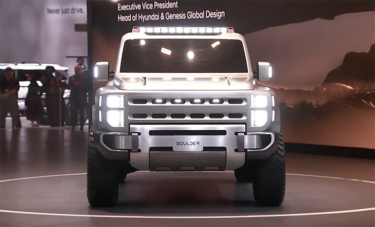 Hyundai ra mắt Boulder Concept, SUV off-road mở đường cho bán tải khung gầm rời - 2