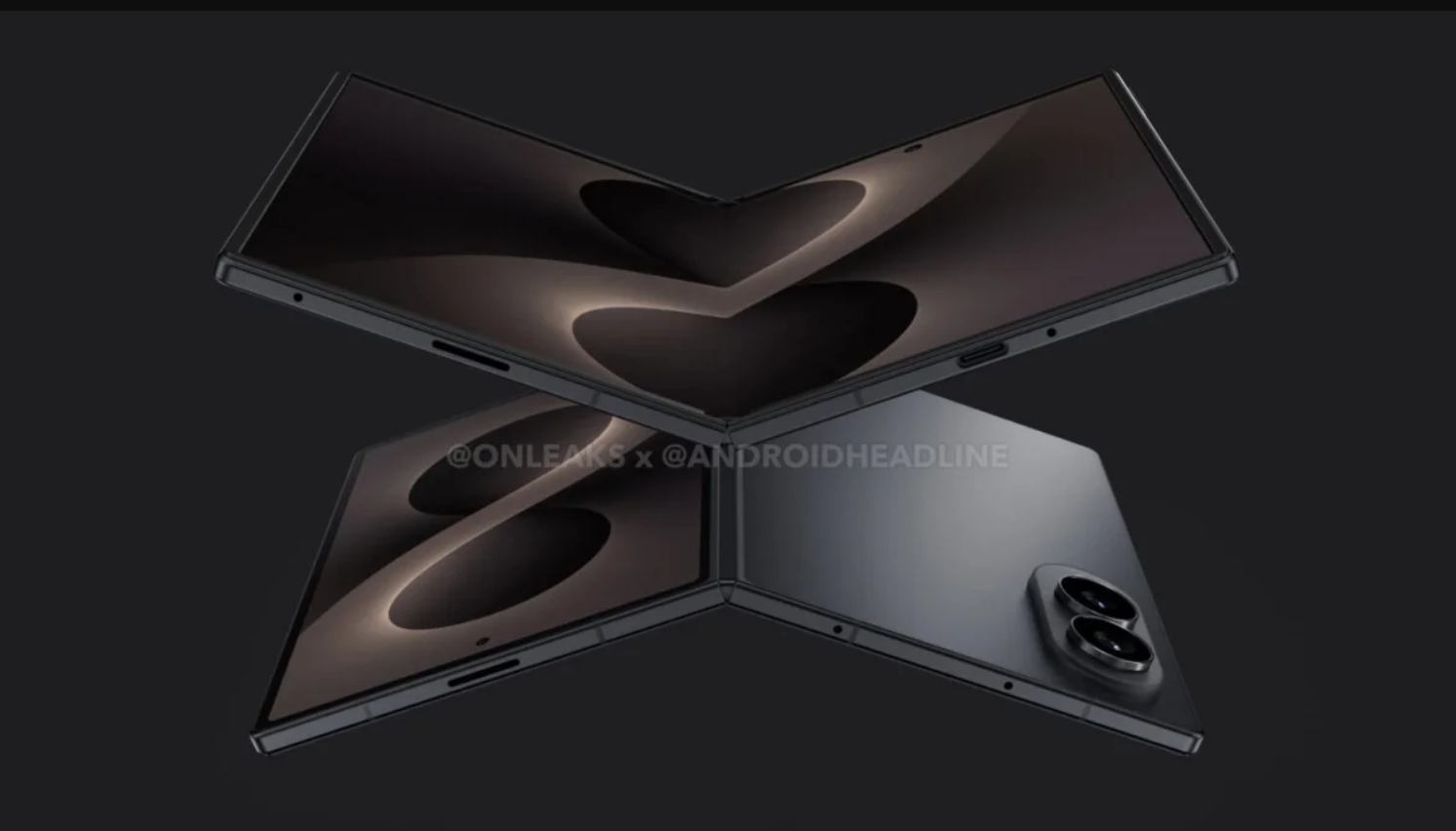 Ảnh concept&nbsp;Galaxy Z Wide Fold.