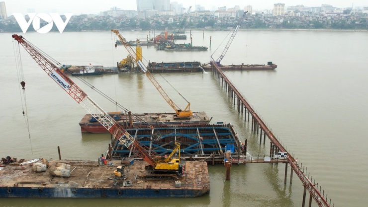 Tiến độ thi công đến nay ghi nhận nhiều hạng mục đã được triển khai tích cực.