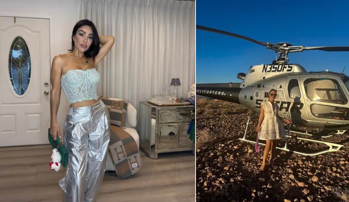 Bà Afshar nhập cảnh Mỹ năm 2015 bằng thị thực du lịch và được cấp quyền tị nạn vào năm 2019. Tài khoản Instagram cá nhân của bà hiện đã bị xóa. Ảnh: Instagram/hamideafshar