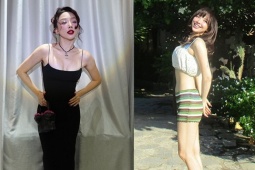 Vòng eo con kiến của nữ ca sĩ 37 tuổi vừa viral trong lễ trao giải 'Làn sóng xanh'