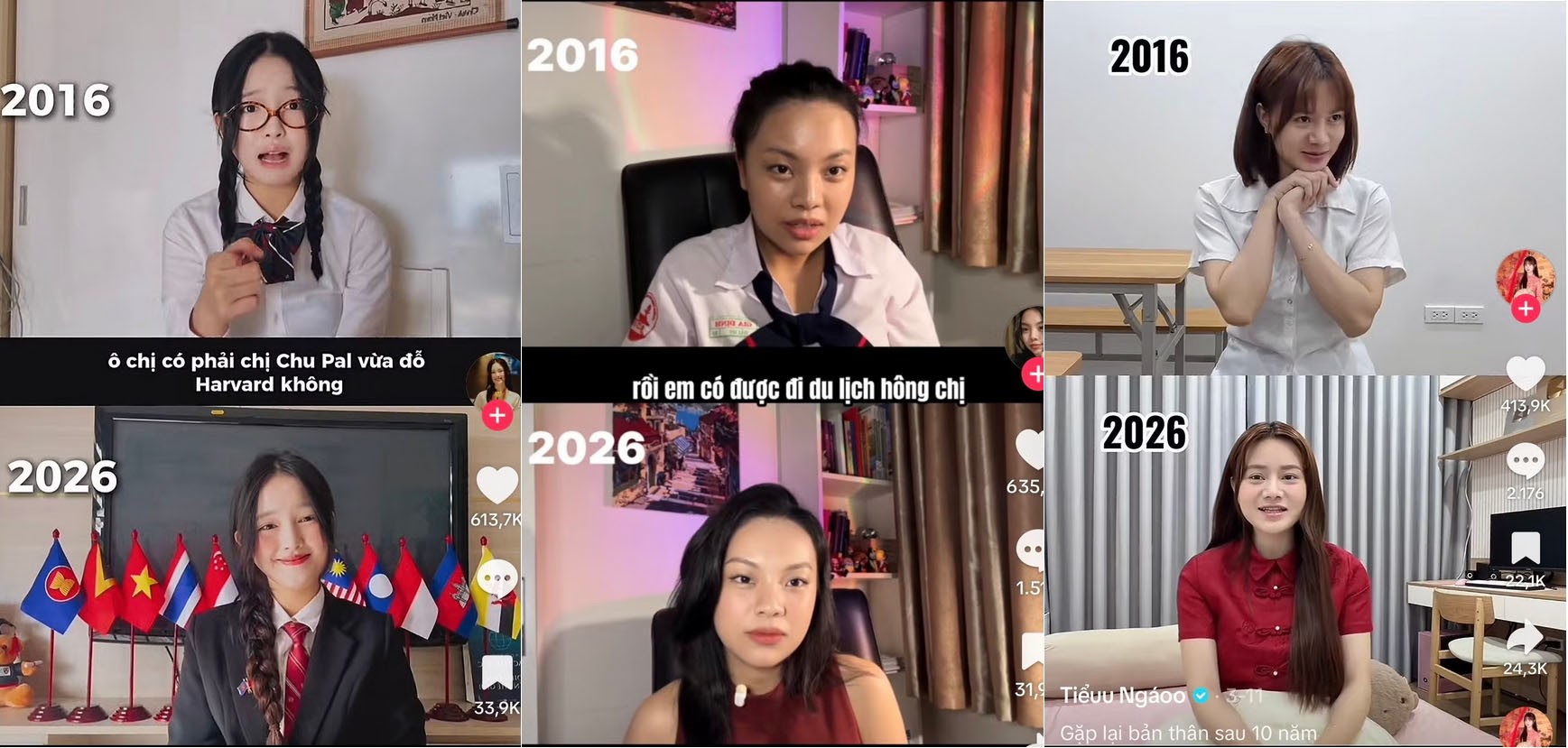 Từ câu hỏi Lỡ cả đời này không rực rỡ thì sao, nhiều bạn trẻ đã ghi lại clip hành trình 10 năm nhìn lại, gặp lại bản thân của 10 năm sau.