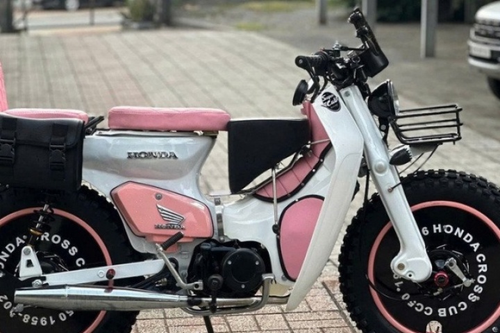 Từ Honda Cub 'đồng nát' thành xe chơi phố phong cách bánh béo cực chất