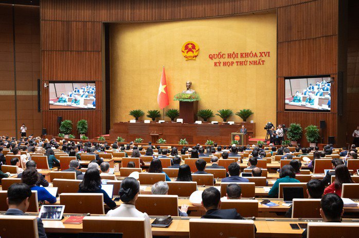 Chiều 6-4, Quốc hội sẽ tiến hành làm việc về công tác nhân sự, kiện toàn bộ máy lãnh đạo của Quốc hội và các cơ quan thuộc Quốc hội khóa XVI. Ảnh: Lâm Hiển