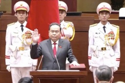 VIDEO: Chủ tịch Quốc hội khóa XVI Trần Thanh Mẫn tuyên thệ nhậm chức