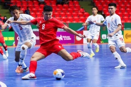 Video bóng đá ĐT futsal Việt Nam - Myanmar: Sức mạnh áp đảo, đại thắng 4 sao (ASEAN Cup)