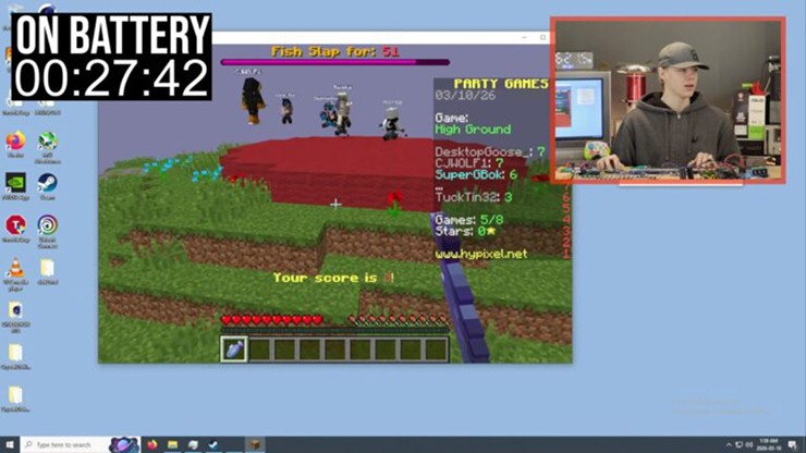 Trải nghiệm với một số trò chơi.