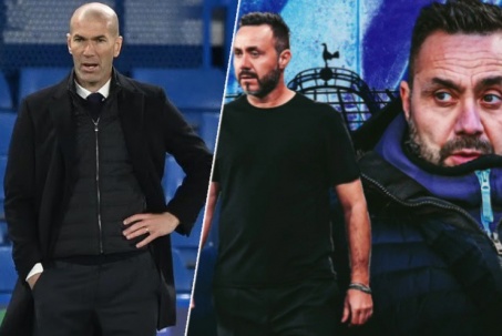Hé lộ sốc HLV De Zerbi tới Tottenham vì bị MU từ chối, Zidane phũ với Chelsea