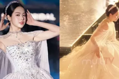 “Cú ngã triệu đô” của Hoa hậu Thanh Thủy: Sự cố bất ngờ thành khoảnh khắc đẹp mê