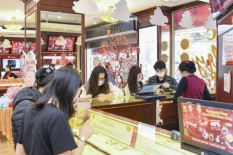 Sáng 6-4, giá vàng nhẫn trơn tại Bảo Tín Minh Châu giảm cả triệu đồng