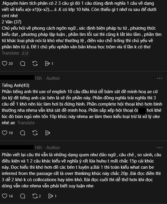 Teen 2K8 "ồn" về đề thi HSA 603: Tiếng Anh càng làm càng "đơ người", đề Văn có "bẫy" - 3