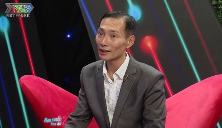 Anh Phong trên sóng Bạn muốn hẹn hò. Ảnh cắt từ clip&nbsp;