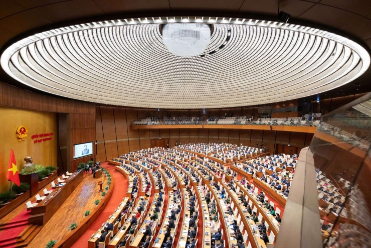 Kỳ họp Quốc hội thứ Nhất, Quốc hội khoá XVI. Ảnh: Media Quốc hội