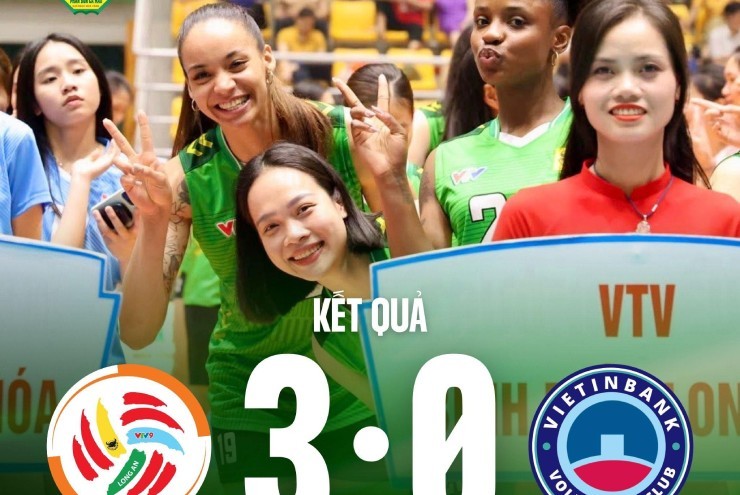 Nóng nhất thể thao tối 7/4: Bóng chuyền nữ VTV Bình Điền Long An thắng áp đảo Vietinbank