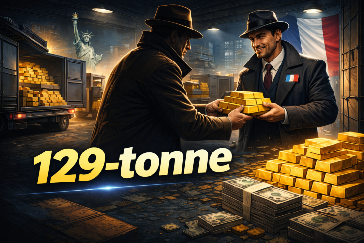 Pháp rút 129 tấn vàng khỏi Mỹ mà không gây ra căng thẳng ngoại giao.