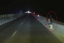 Tài xế ‘thót tim’ kể lại chuyện giữa đêm gặp 3 người đi bộ trên cao tốc