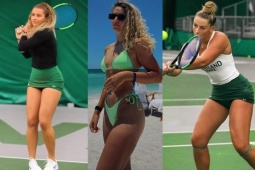 Mỹ nhân có thân hình "bốc lửa", bỏ chơi tennis theo chân "trai đẹp"