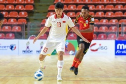Video bóng đá ĐT futsal Việt Nam - Timor Leste: Đại tiệc 8 bàn, tấn công mãn nhãn (ASEAN Cup)