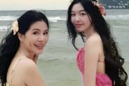 Vợ và con gái MC Quyền Linh tiếp tục gây chú ý