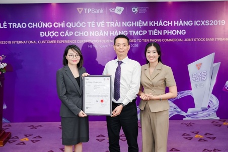 TPBank trở thành ngân hàng đầu tiên tại Việt Nam chinh phục được chứng chỉ Trải nghiệm khách hàng quốc tế ICXS2019