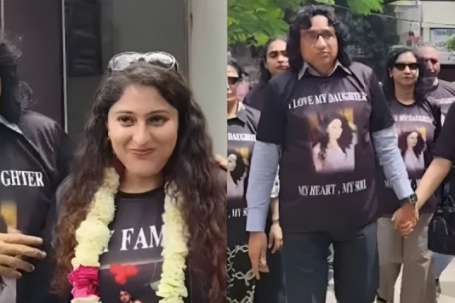 Bố ăn mừng con gái ly hôn, đánh trống nhảy múa tưng bừng