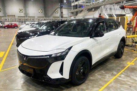 Lộ hình ảnh mới về mẫu xe điện VinFast VF7 bản nâng cấp