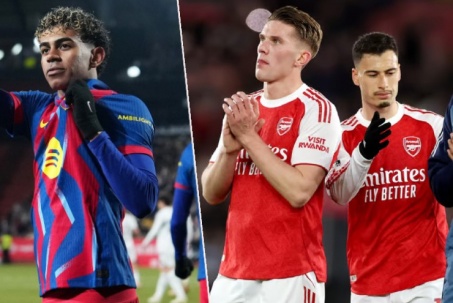 Barca lo Yamal "tàng hình" trước Atletico, Arsenal phải thắng đẹp ở Cúp C1 (Clip 1 phút)