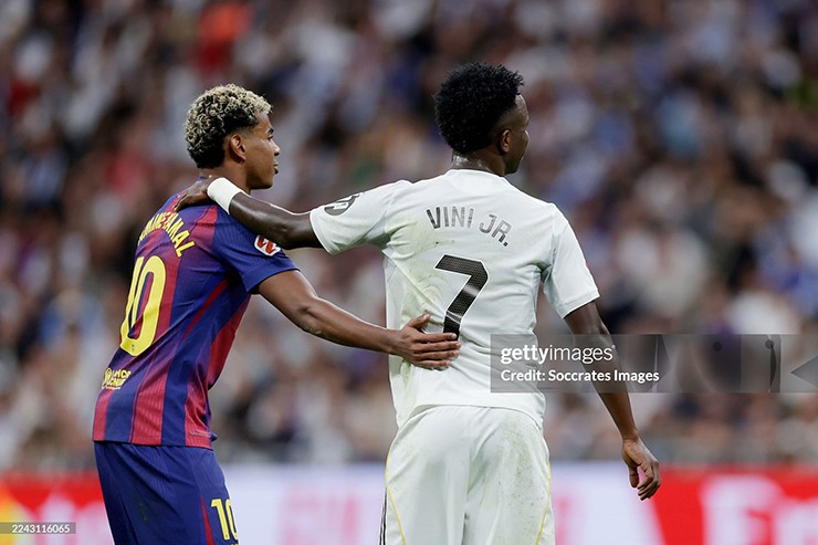 Vinicius Junior lên tiếng ủng hộ Yamal, kêu gọi chống phân biệt chủng tộc