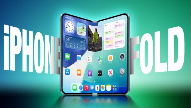 Ảnh concept iPhone màn hình gập.