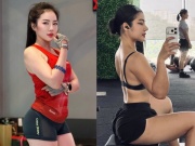 Mỹ nhân làng chạy Loan Barbie rèn thể lực, hot girl gymer khoe vòng ba 105 cm