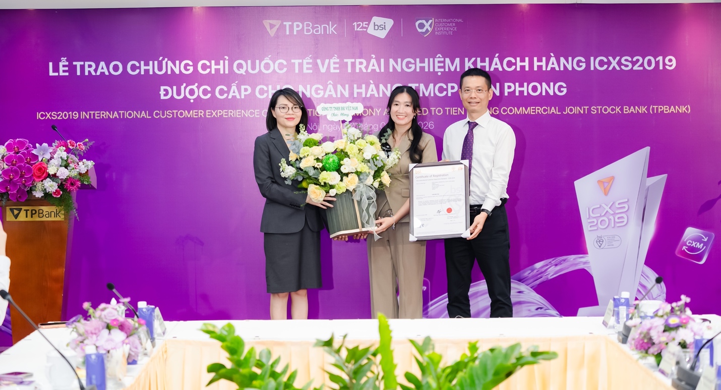 TPBank trở thành ngân hàng đầu tiên tại Việt Nam chinh phục được chứng chỉ Trải nghiệm khách hàng quốc tế ICXS2019 - 5