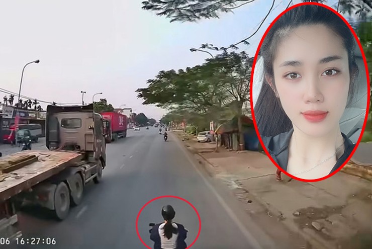 Cô gái kể phút hoảng loạn khi bị xe tải đẩy đi cả trăm mét trên quốc lộ