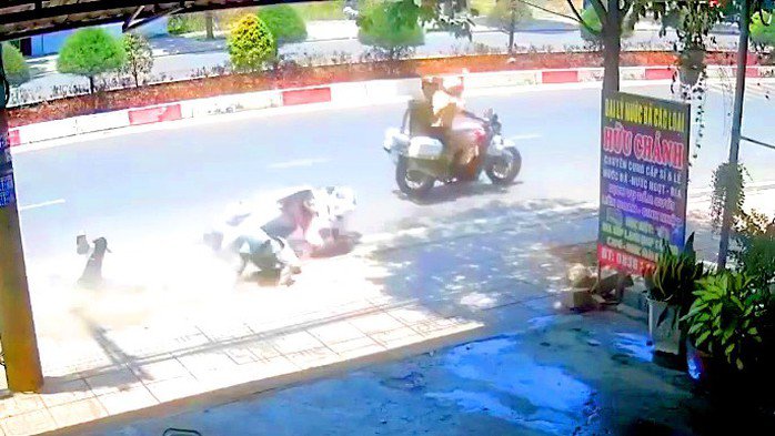 Hiện trường xảy ra vụ tai nạn giao thông được công an xác định là do tự té