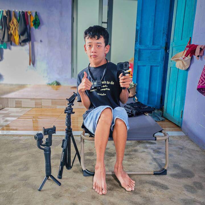 Hiện tại Bảo bán khoảng 200 tờ vé số mỗi ngày.