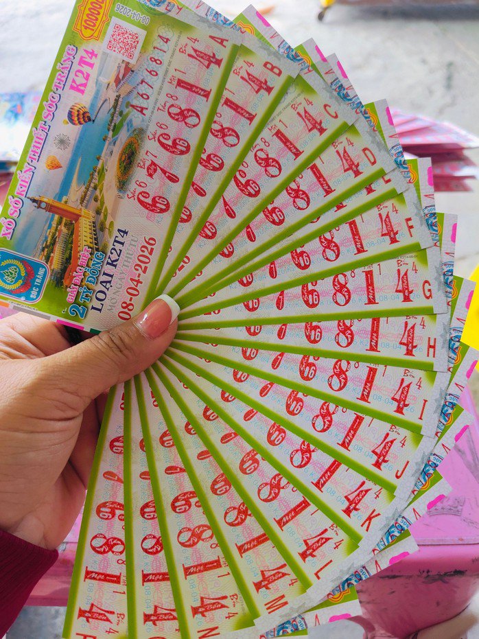 Xổ số miền Nam ngày 8-4 sẽ mở thưởng đối với vé số của 3 đài là Sóc Trăng, Cần Thơ và Đồng Nai. Ảnh: ĐLVS Thần Tài