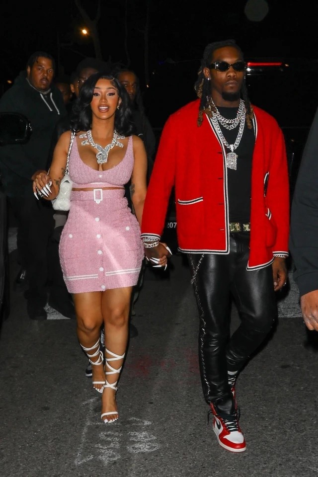 Cardi B và Offset. Ảnh: Backgrid