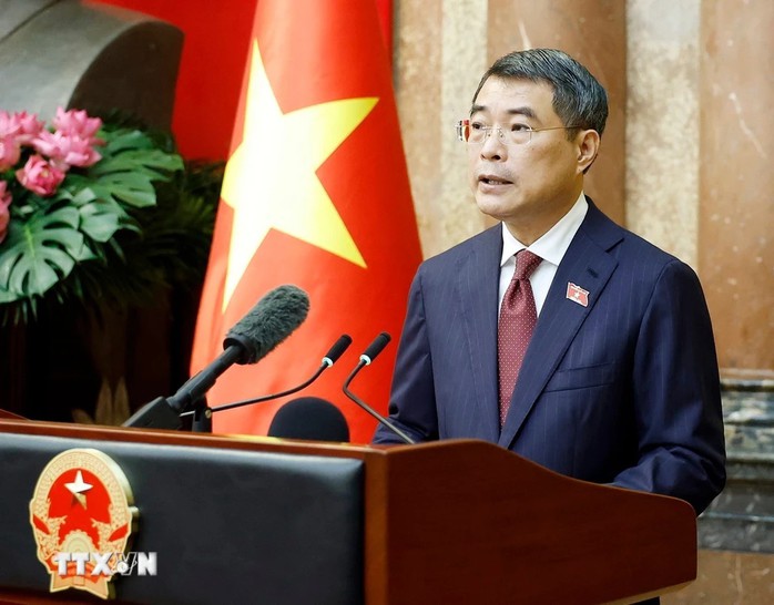 Thủ tướng Chính phủ Lê Minh Hưng phát biểu tại hội nghị. Ảnh: TTXVN