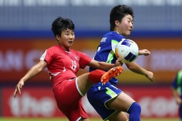 Video bóng đá U20 nữ Triều Tiên - Hàn Quốc: Vùi dập 5 bàn, đoạt ngôi nhất bảng (Giải châu Á)