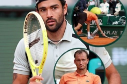 Chấn động "trai đẹp" tennis hạ Medvedev 6-0, 6-0, lập toàn kỷ lục điên rồ