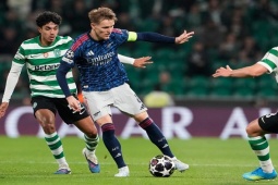 Video bóng đá Sporting Lisbon - Arsenal: Đỉnh cao thay người, vỡ òa phút 90+1 (Cúp C1)