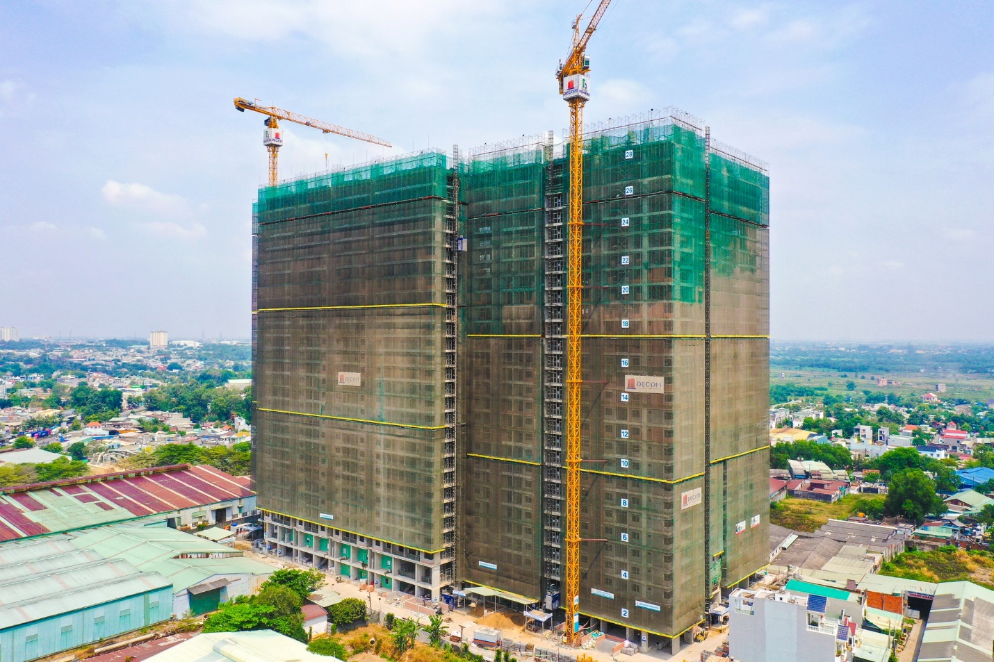 The Aspira đã xây 30/30 tầng, dự kiến cất nóc vào tháng 4/2026, vượt tiến độ lên đến 30 ngày.