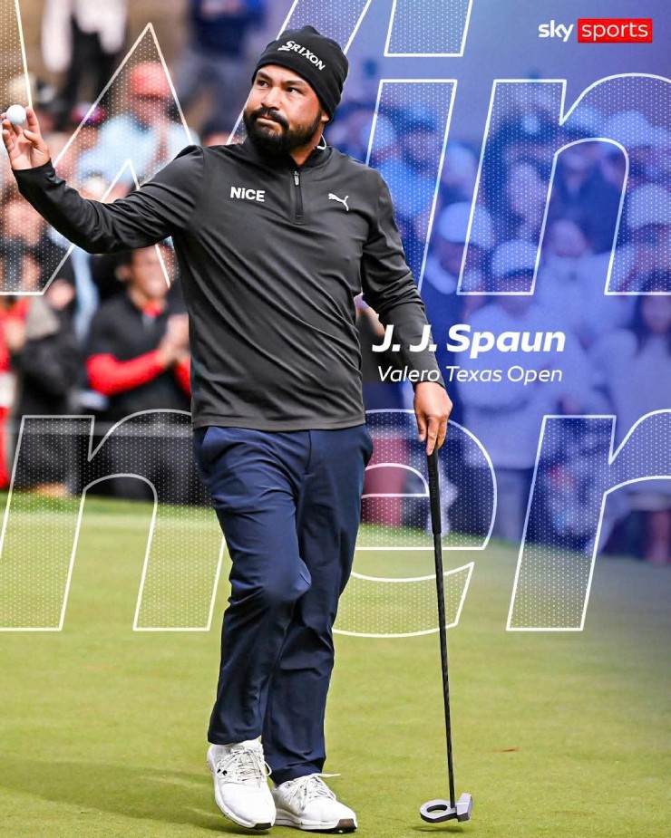 JJ Spaun chiến thắng quả cảm tại Valero Texas, chinh phục thời tiết khắc nghiệt - 1