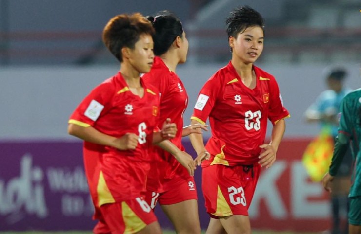 U20 nữ&nbsp;Việt Nam đoạt vé vào tứ kết U20 châu Á nhờ chiến thắng của U20 Ấn Độ