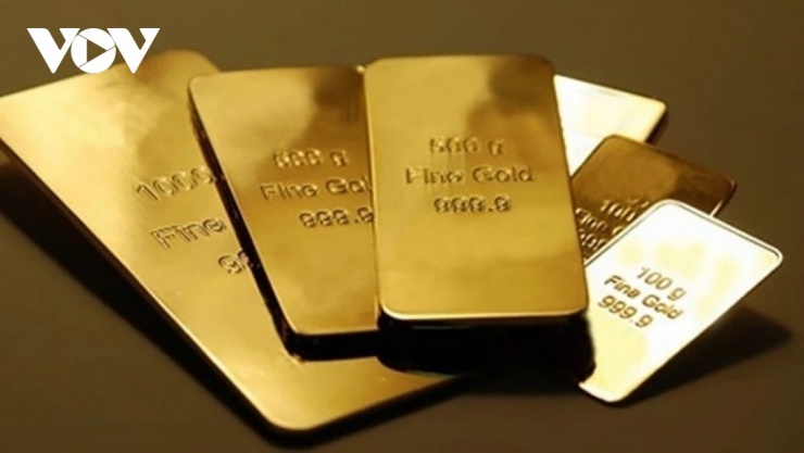 Vàng trong nước giảm