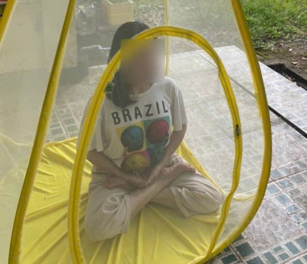 Chị V. trong một lần đi “chữa lành”.