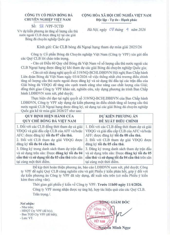 Đề xuất tăng ngoại binh tại V-League: Cần cân nhắc! - 2