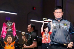 Cơ thủ "Ma Bư" vô địch bi-a thế giới, cùng Biado & Hoàng "Sao" đưa châu Á thống trị