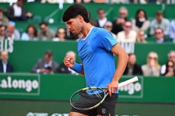 Video tennis Alcaraz - Etcheverry: Set 1 tốc hành (Monte Carlo)